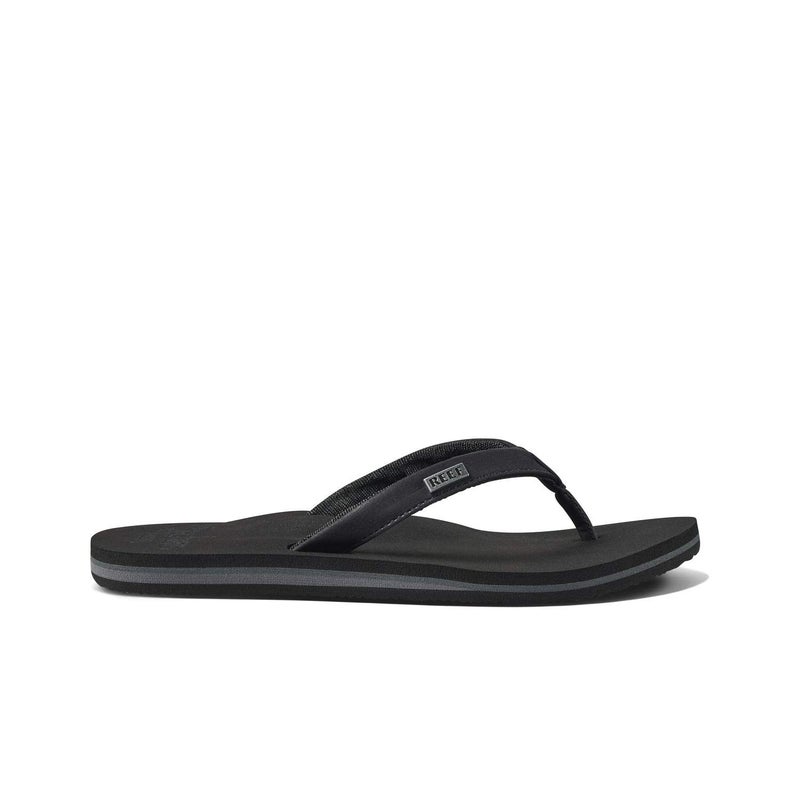 Reef Cushion Sands Womens Beach Flip Flop, Ultra Soft Cushion Footbed, Arch Support, Black, 7 - Image 3